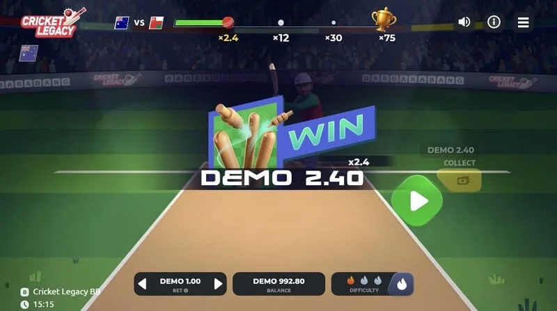 Cricket Legacy BB जीत